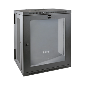 Tripp Lite SmartRack 15U Low-Profile Switch-Depth Wall-Mount Half-Height Rack Enclosure, Clear Acrylic Window, Hinged Back — Being Shipped