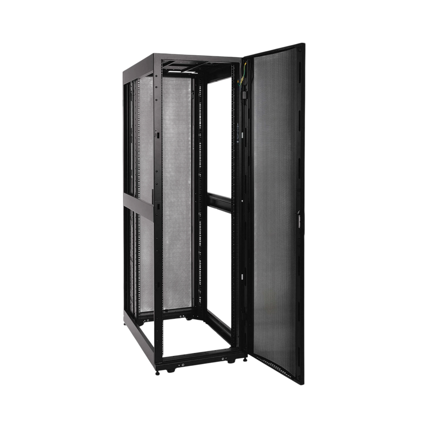 Tripp Lite 45U Extra-Deep Server Rack, 48 in. (1219 mm) Depth, Doors & Side Panels Included — Being Shipped