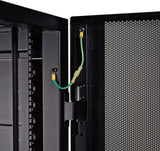 Tripp Lite 48U SmartRack Wide Standard-Depth Rack Enclosure Cabinet with doors, side panels & shock pallet packaging — Being Shipped