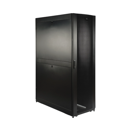 Tripp Lite 48U SmartRack Standard-Depth Rack Enclosure Cabinet with doors, side panels & shock pallet packaging — Being Shipped