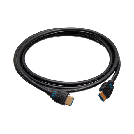 C2G 6ft (1.8m) 4K HDMI Premium Cable and Universal Dongle Adapter Ring with Color Coded DisplayPort and USB-C (without Pull Tab) — Being Shipped