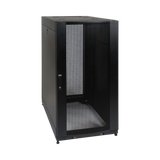Tripp Lite 25U SmartRack Standard-Depth Half-Height Rack Enclosure, Doors, Side Panels, Shock Pallet — Being Shipped