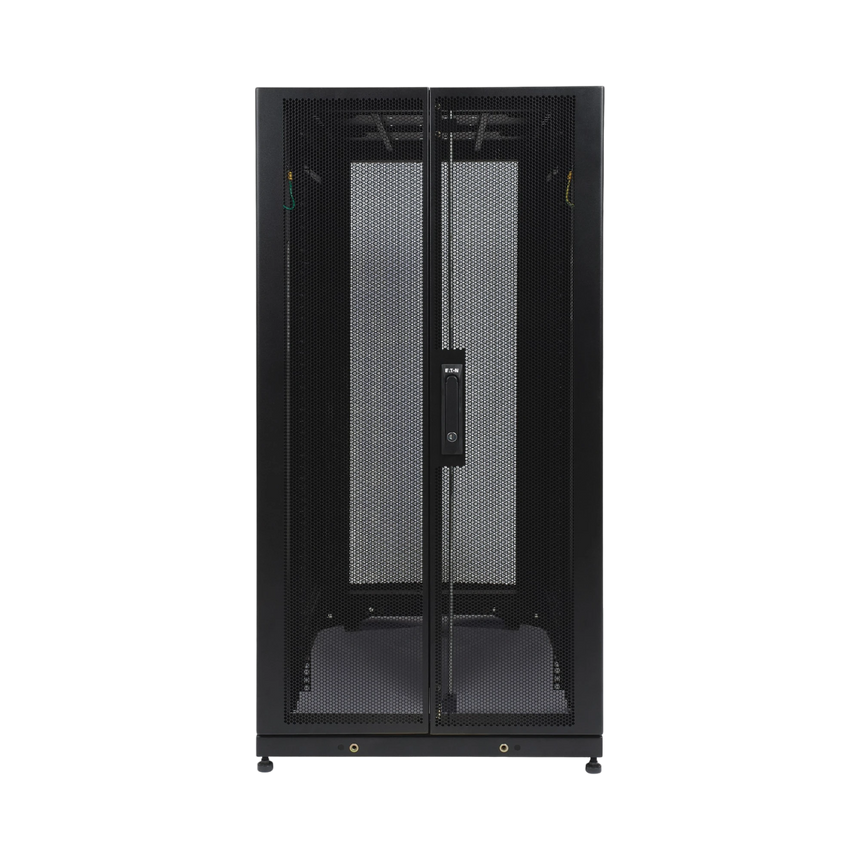 Tripp Lite 25U SmartRack Standard-Depth Half-Height Rack Enclosure, Doors, Side Panels, Shock Pallet — Being Shipped