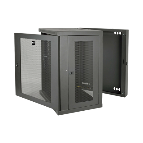 Tripp Lite SmartRack 15U Low-Profile Switch-Depth Wall-Mount Half-Height Rack Enclosure, Hinged Back — Being Shipped