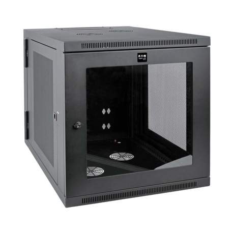 Tripp Lite SmartRack 12U Server-Depth Wall-Mount Small Rack Enclosure, Clear Acrylic Window, Hinged Back — Being Shipped