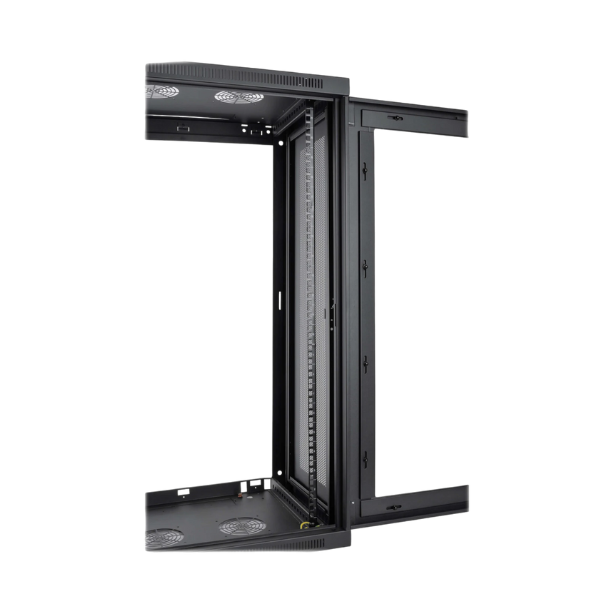 Tripp Lite SmartRack 21U Low-Profile Switch-Depth Wall-Mount Half-Height Rack Enclosure, Clear Acrylic Window — Being Shipped