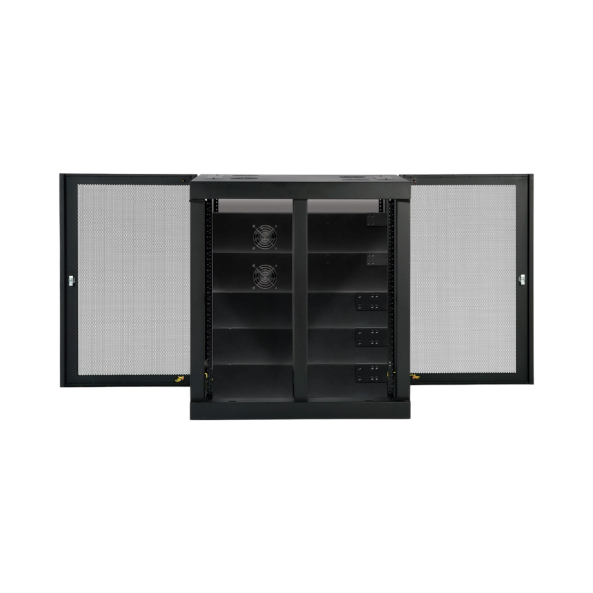 Tripp Lite SmartRack 18U Heavy-Duty Low-Profile Server-Depth Side-Mount Wall-Mount Rack Enclosure Cabinet — Being Shipped