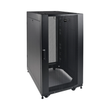 Tripp Lite Tripp Lite series 25U SmartRack Shallow-Depth Half-Height Rack Enclosure, Doors, Side Panels, Heavy-Duty Casters — Being Shipped