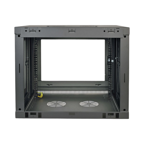 Tripp Lite SmartRack 9U Low-Profile Switch-Depth Wall-Mount Mini Rack Enclosure, Clear Acrylic Window — Being Shipped