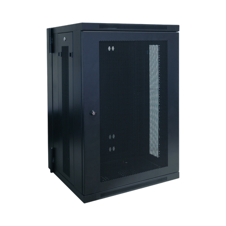 Tripp Lite SmartRack 18U Low-Profile Switch-Depth Wall-Mount Rack Enclosure Cabinet, Hinged Back — Being Shipped