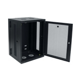 Tripp Lite SmartRack 18U Low-Profile Switch-Depth Wall-Mount Rack Enclosure Cabinet, Hinged Back — Being Shipped