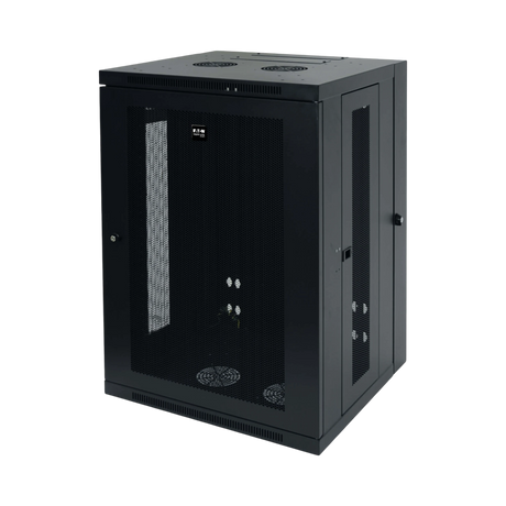 Tripp Lite SmartRack 18U Low-Profile Switch-Depth Wall-Mount Rack Enclosure Cabinet, Hinged Back — Being Shipped