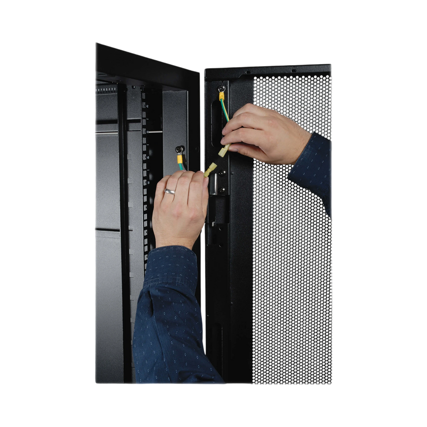 Tripp Lite 48U SmartRack Wide Standard-Depth Rack Enclosure Cabinet with doors & side panels — Being Shipped