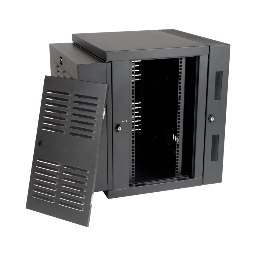 Tripp Lite SmartRack 12U Switch-Depth Wall-Mount Small Rack Enclosure for Harsh Environments, Hinged Back, 230V — Being Shipped