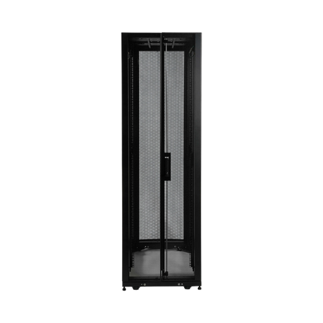 Tripp Lite 42U SmartRack Standard-Depth Rack Enclosure Cabinet with doors, side panels & shock pallet shipping — Being Shipped
