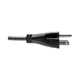 Tripp Lite Hospital-Grade Power Cord, NEMA 5-15P to C13, Green Dot, 10A, 125V, 18 AWG, 3 ft. (0.91 m), Black — Being Shipped