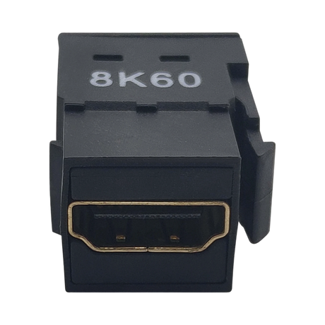 Tripp Lite HDMI Keystone/Panel-Mount Coupler (F/F), 8K 60 Hz, Black, TAA — Being Shipped