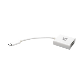 Tripp Lite USB-C to DVI Adapter with Alternate Mode, DP 1.2, White — Being Shipped