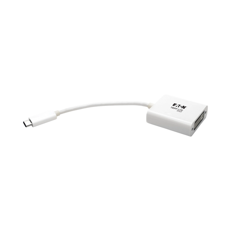 Tripp Lite USB-C to DVI Adapter with Alternate Mode, DP 1.2, White — Being Shipped