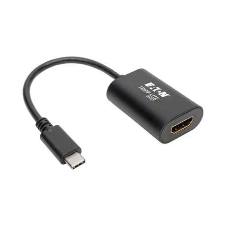 Tripp Lite USB-C to HDMI Adapter (M/F), 4K 60 Hz, HDCP 2.2, Black — Being Shipped