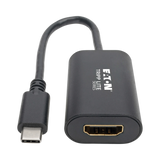 Tripp Lite USB-C to HDMI Adapter (M/F), 4K 60 Hz, HDCP 2.2, Black — Being Shipped