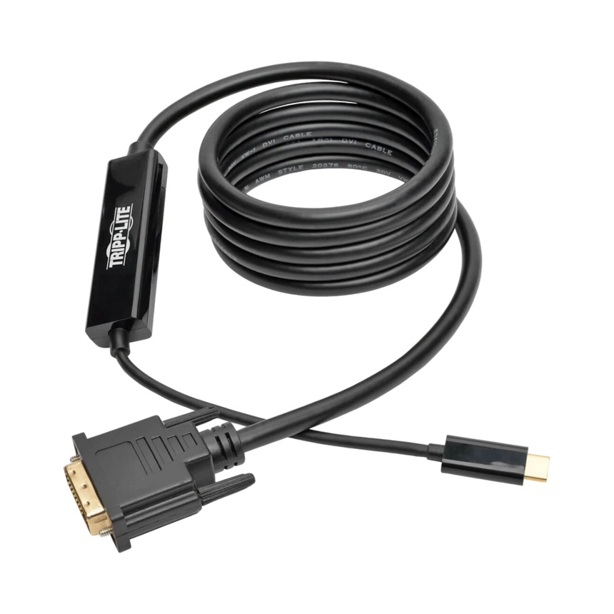 Tripp Lite USB-C to DVI Active Adapter Cable (M/M), Black, 6 ft. (1.8 m) — Being Shipped