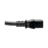 Tripp Lite series Power Extension Cord, C19 to C20, Heavy-Duty, 20A, 250V, 12 AWG, 2 ft. (0.61 m), Black — Being Shipped