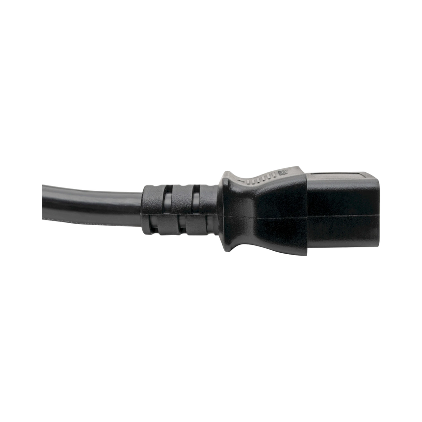 Tripp Lite series Power Extension Cord, C19 to C20, Heavy-Duty, 20A, 250V, 12 AWG, 2 ft. (0.61 m), Black — Being Shipped