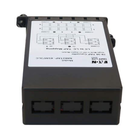 Tripp Lite Fiber TAP Cassette, Singlemode, 4x Duplex LC, 70/30 Split — Being Shipped