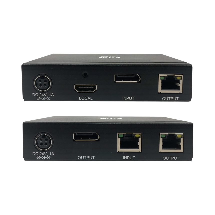 Tripp Lite DisplayPort over Cat6 Extender Kit, Transmitter and Receiver with Repeater, 4K, 4:4:4, PoC, 230 ft. (70.1 m), TAA — Being Shipped