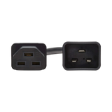 Tripp Lite Power Cord, C20 to C21, Heavy-Duty, 20A, 250V, 12 AWG, 3 ft. (0.91 m), Black — Being Shipped