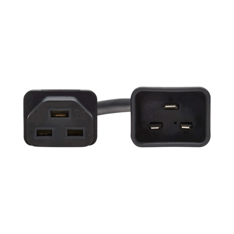 Tripp Lite Power Cord, C20 to C21, Heavy-Duty, 20A, 250V, 12 AWG, 3 ft. (0.91 m), Black — Being Shipped