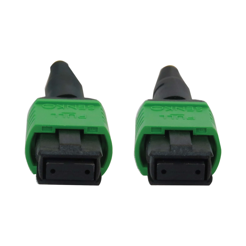 Tripp Lite 40/100G Singlemode 9/125 OS2 Fiber Optic Cable (12F MTP/MPO-APC F/F), LSZH, Yellow, 7m (23 ft.) — Being Shipped