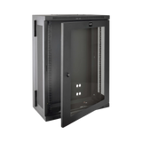 Tripp Lite SmartRack 18U Low-Profile Patch-Depth Wall-Mount Half-Height Rack Enclosure, Clear Acrylic Window, Hinged Back — Being Shipped