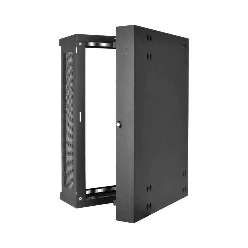Tripp Lite SmartRack 18U Low-Profile Patch-Depth Wall-Mount Half-Height Rack Enclosure, Clear Acrylic Window, Hinged Back — Being Shipped