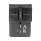 Tripp Lite Surge Protector with 4 Rotatable Outlets and USB Charger — Being Shipped