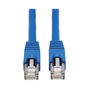 Tripp Lite Cat6a 10G Snagless F/UTP Ethernet Cable (RJ45 M/M), PoE, CMR-LP, Blue, 50 ft. (15.24 m), TAA — Being Shipped