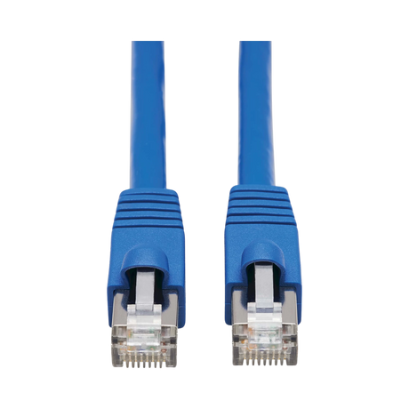 Tripp Lite Cat6a 10G Snagless F/UTP Ethernet Cable (RJ45 M/M), PoE, CMR-LP, Blue, 50 ft. (15.24 m), TAA — Being Shipped