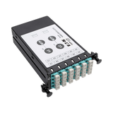 Tripp Lite 40Gb to 10Gb Breakout Cassette, (x2) 12-Fiber OM4 MTP/MPO ( Male with Pins ) to (x12) LC — Being Shipped