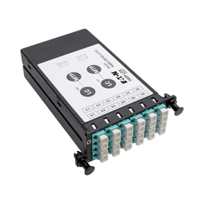 Tripp Lite 40Gb to 10Gb Breakout Cassette, (x2) 12-Fiber OM4 MTP/MPO ( Male with Pins ) to (x12) LC — Being Shipped