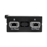 Tripp Lite 40Gb to 10Gb Breakout Cassette, (x2) 12-Fiber OM4 MTP/MPO ( Male with Pins ) to (x12) LC — Being Shipped