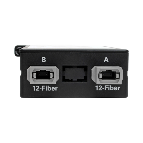 Tripp Lite 40Gb to 10Gb Breakout Cassette, (x2) 12-Fiber OM4 MTP/MPO ( Male with Pins ) to (x12) LC — Being Shipped