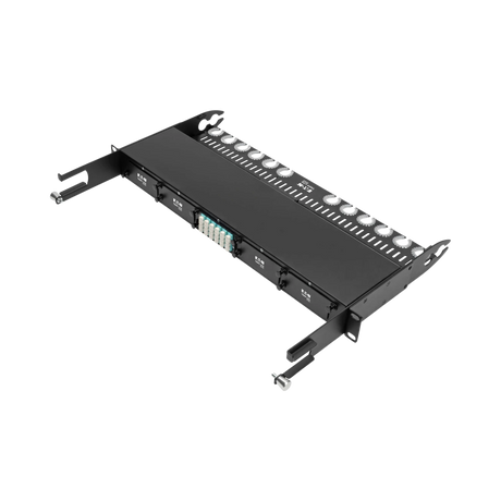 Tripp Lite 40Gb to 10Gb Breakout Cassette, (x2) 12-Fiber OM4 MTP/MPO ( Male with Pins ) to (x12) LC — Being Shipped