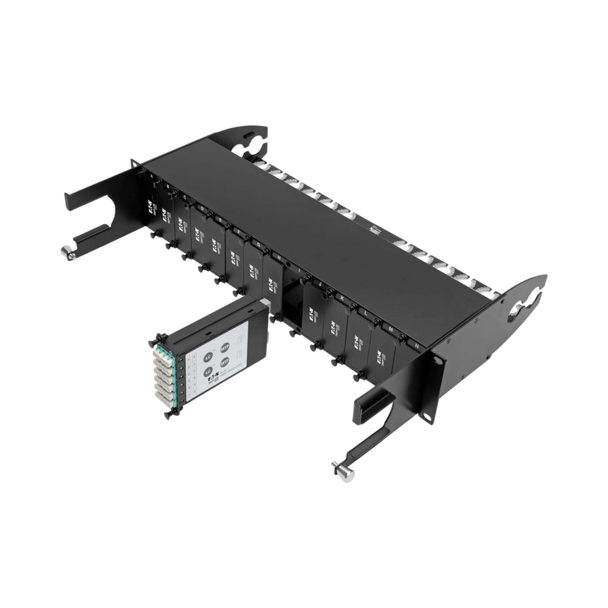 Tripp Lite 40Gb to 10Gb Breakout Cassette, (x2) 12-Fiber OM4 MTP/MPO ( Male with Pins ) to (x12) LC — Being Shipped