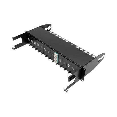 Tripp Lite 40Gb to 10Gb Breakout Cassette, (x2) 12-Fiber OM4 MTP/MPO ( Male with Pins ) to (x12) LC — Being Shipped
