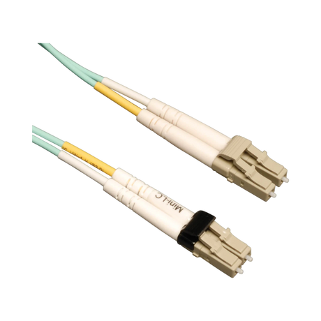 Tripp Lite 10Gb Duplex Multimode 50/125 OM3 LSZH Fiber Patch Cable (Mini-LC / LC) - Aqua, 3M (10 ft.) — Being Shipped