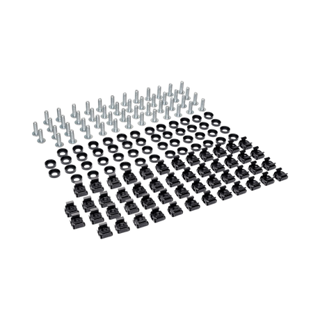 Tripp Lite SmartRack Square Hole Hardware Kit with 50 pcs 12-24 screws and washers — Being Shipped