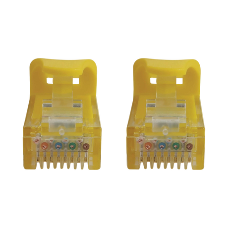 Tripp Lite Cat6a 10G Snagless Molded UTP Ethernet Cable (RJ45 M/M), PoE, Yellow, 1 ft. (0.3 m) — Being Shipped