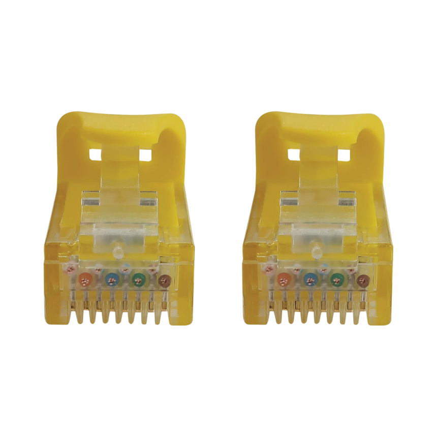 Tripp Lite Cat6a 10G Snagless Molded UTP Ethernet Cable (RJ45 M/M), PoE, Yellow, 1 ft. (0.3 m) — Being Shipped