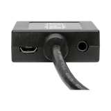 Tripp Lite Micro HDMI to VGA Adapter Video Converter with Audio for Smartphones/Tablets/Ultrabooks, (M/F), 6-in. (15.24 cm) — Being Shipped